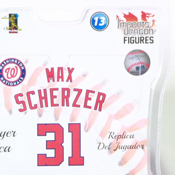 Max Scherzer 6" Baseball Figurine by Imports Dragon-Cy Young & WS Winner - Picture 5 of 7